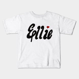 Top 10 best personalised gifts 2022  - Ellie-personalised,personalized name with red heart Kids T-Shirt